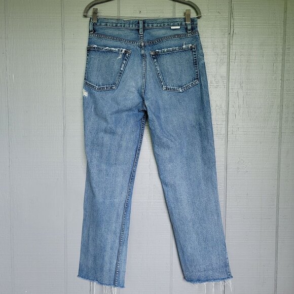 Boyish by Her The Tommy High-Rise Destroyed Frayed Hem Denim Jeans. Size 29 - Picture 2 of 10
